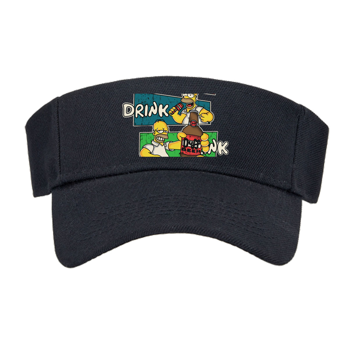 Homer Simpson Drinks Duff Beer: Drink, Drink, Repeat -  Visor cap