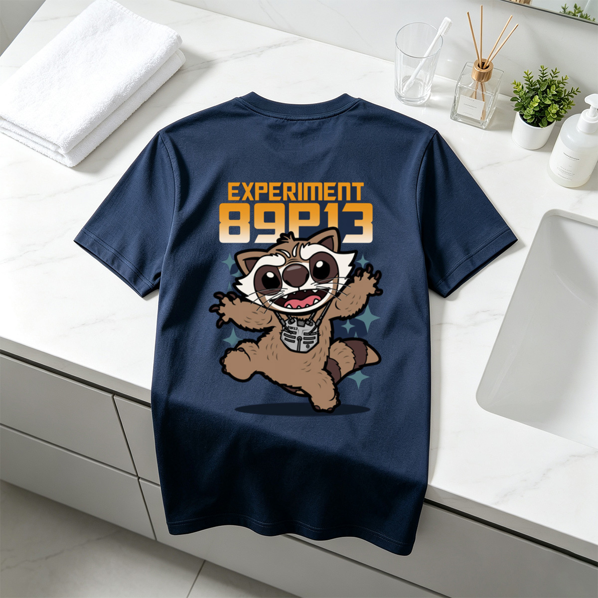 Experiment 89P13 Raccoon Character Design - Tee
