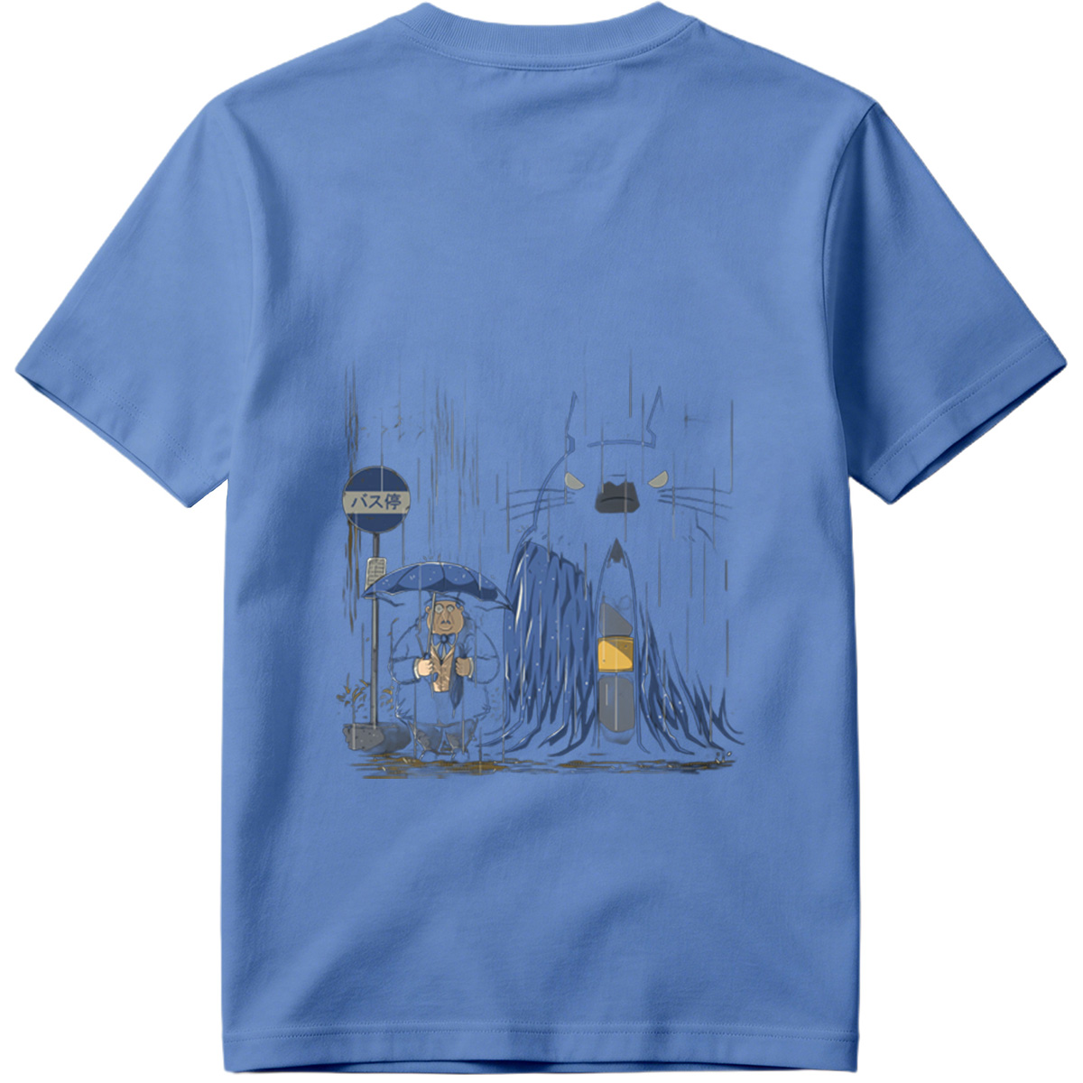 Batman and Alfred at the Bus Stop - Tee