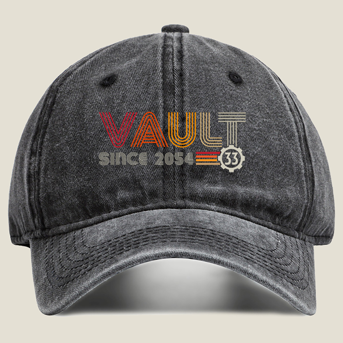 Vault 33 Since 2054 - Washed Denim - Baseball Cap