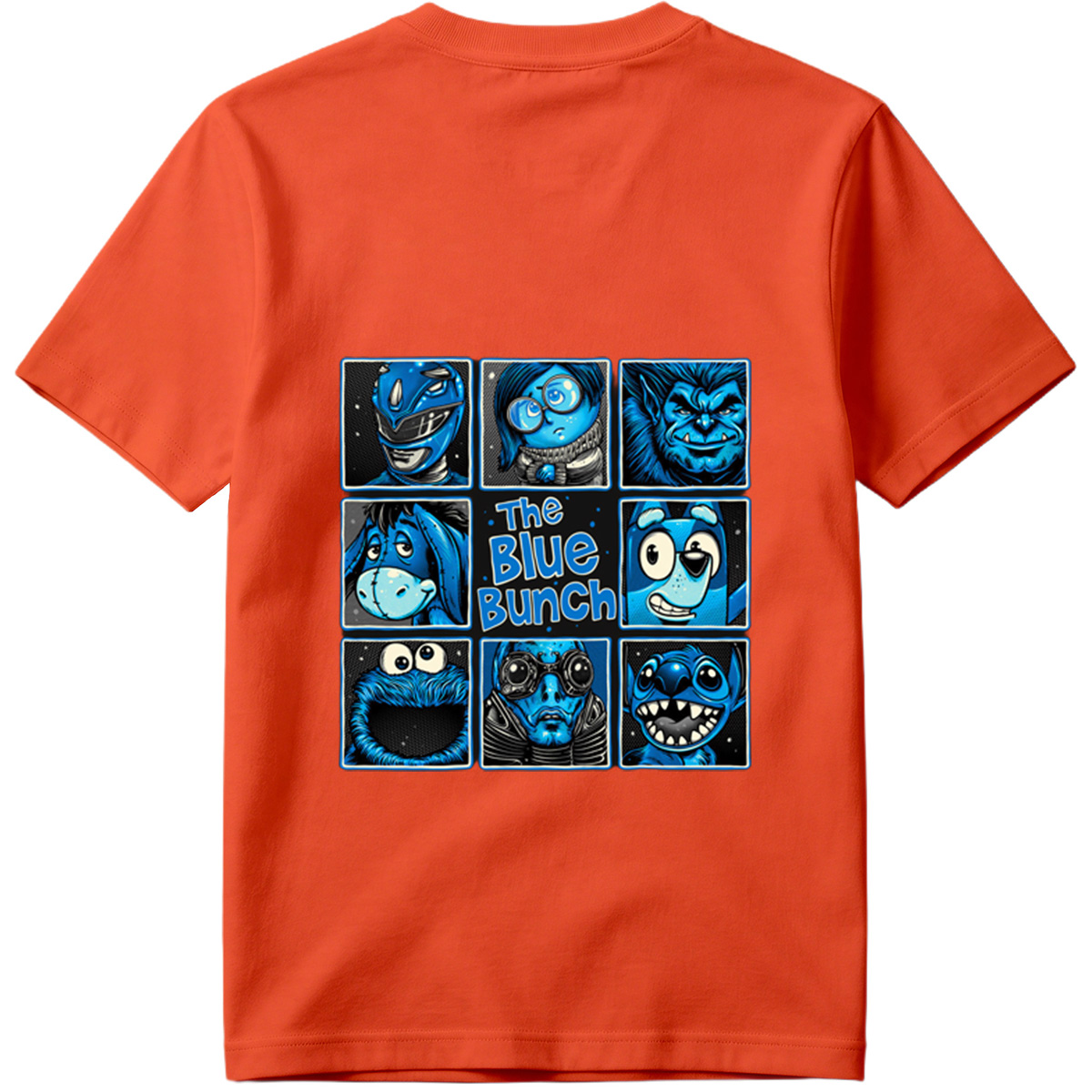 The Blue Bunch: A Collection of Blue Characters - Tee