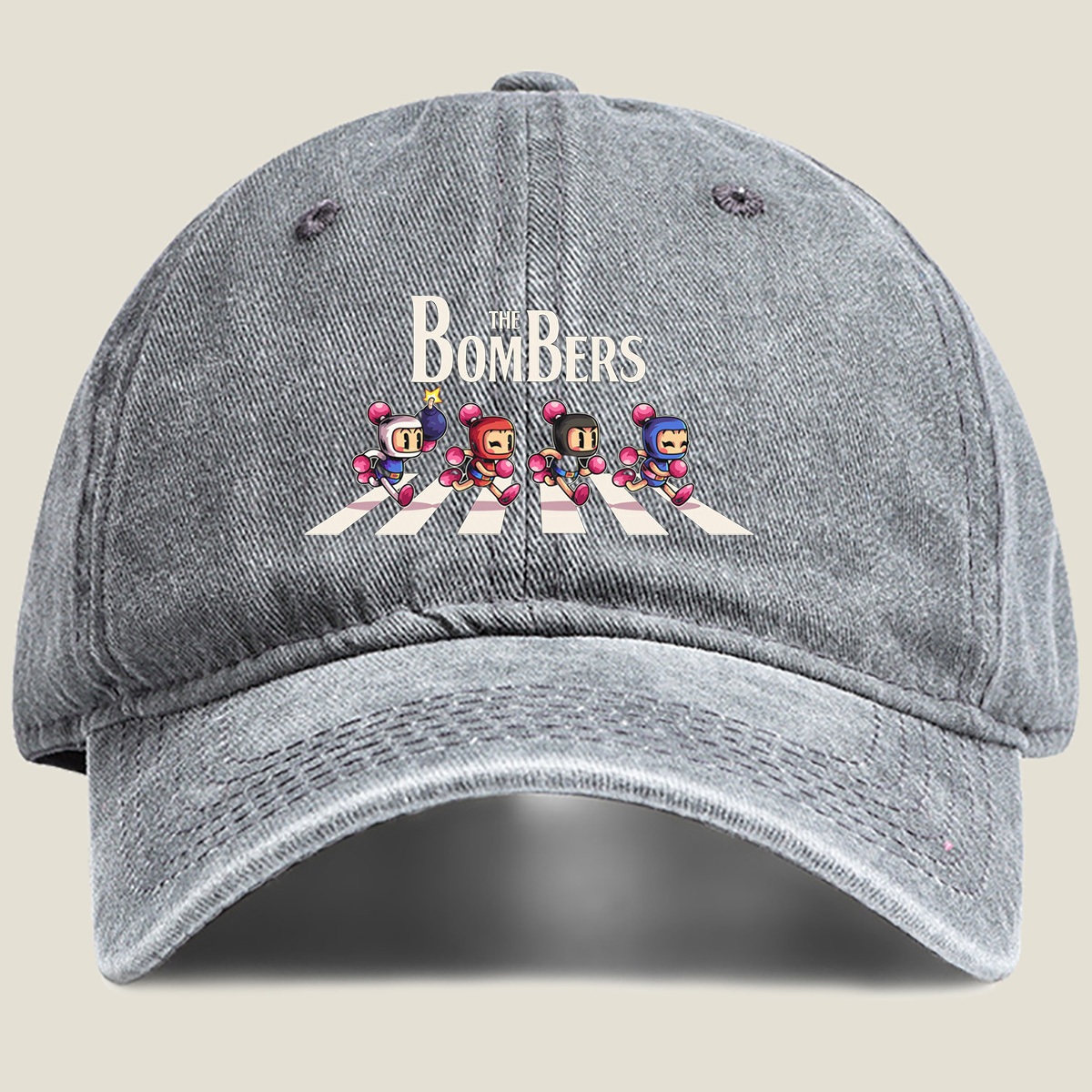 The Bombers: A Crosswalk Adventure - Washed Denim - Baseball Cap