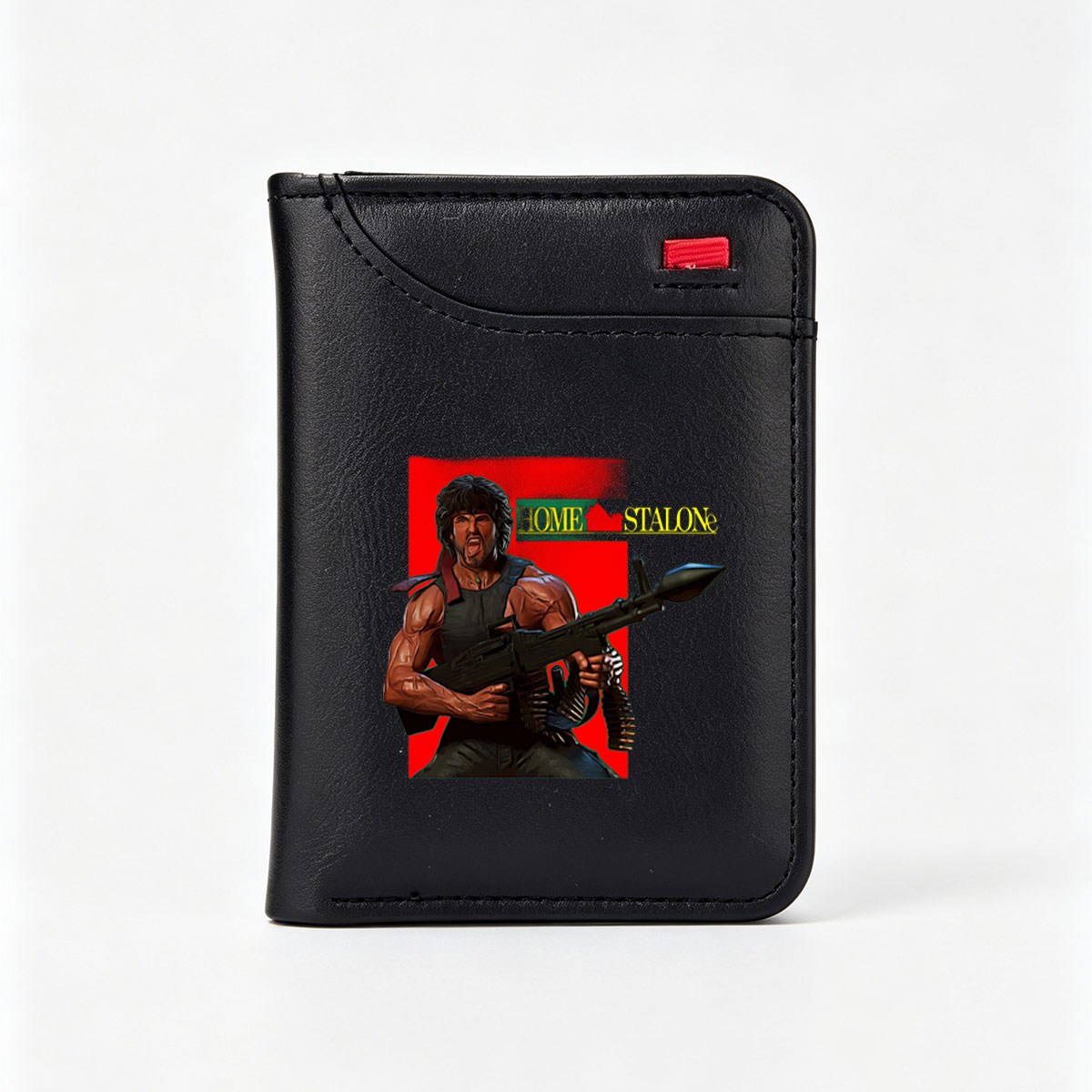 Rambo: John Rambo, Sylvester Stallone, Action Hero, Military Combat, Iconic Character - Vertical Style Wallet