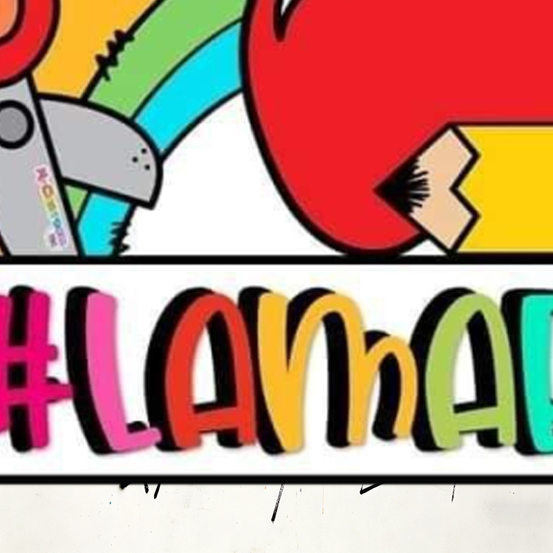 Unisex Classic Baseball Cap with Rainbow Apple Art and #LAMMAETA Print - Perfect for School, Arts & Crafts, Teachers and Creative Adults