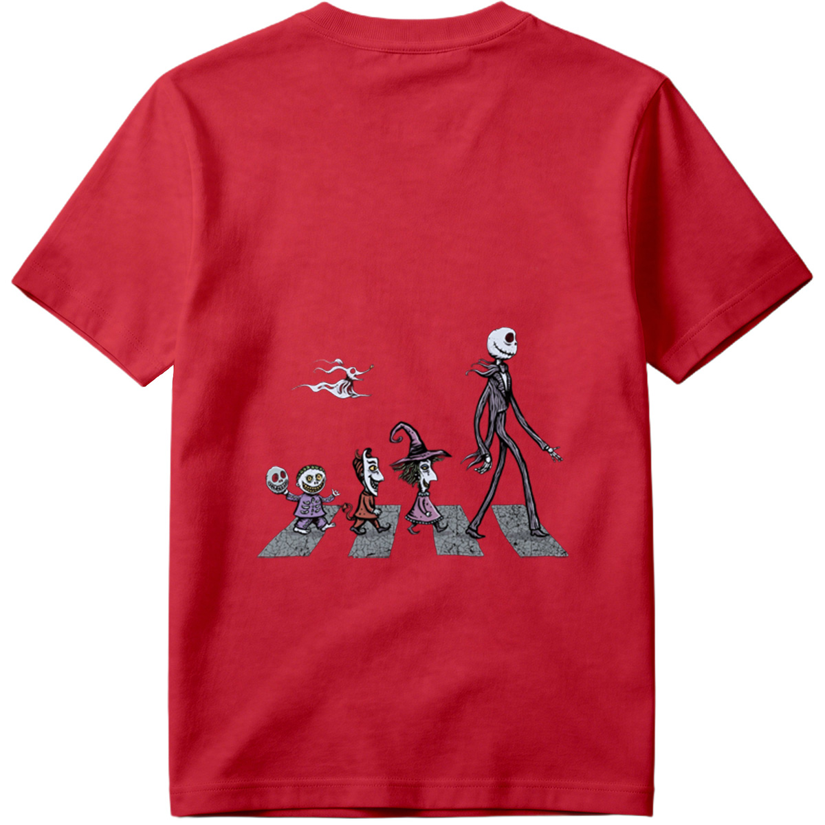 The Nightmares: Jack Skellington, Sally, Zero, and Friends Crossing the Street - Tee