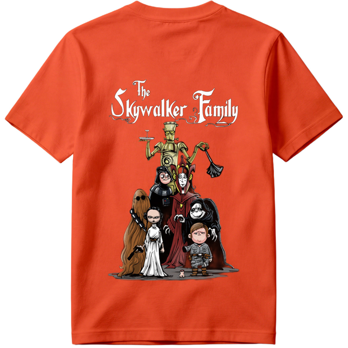 The Skywalker Family: Star Wars Characters Parody - Tee