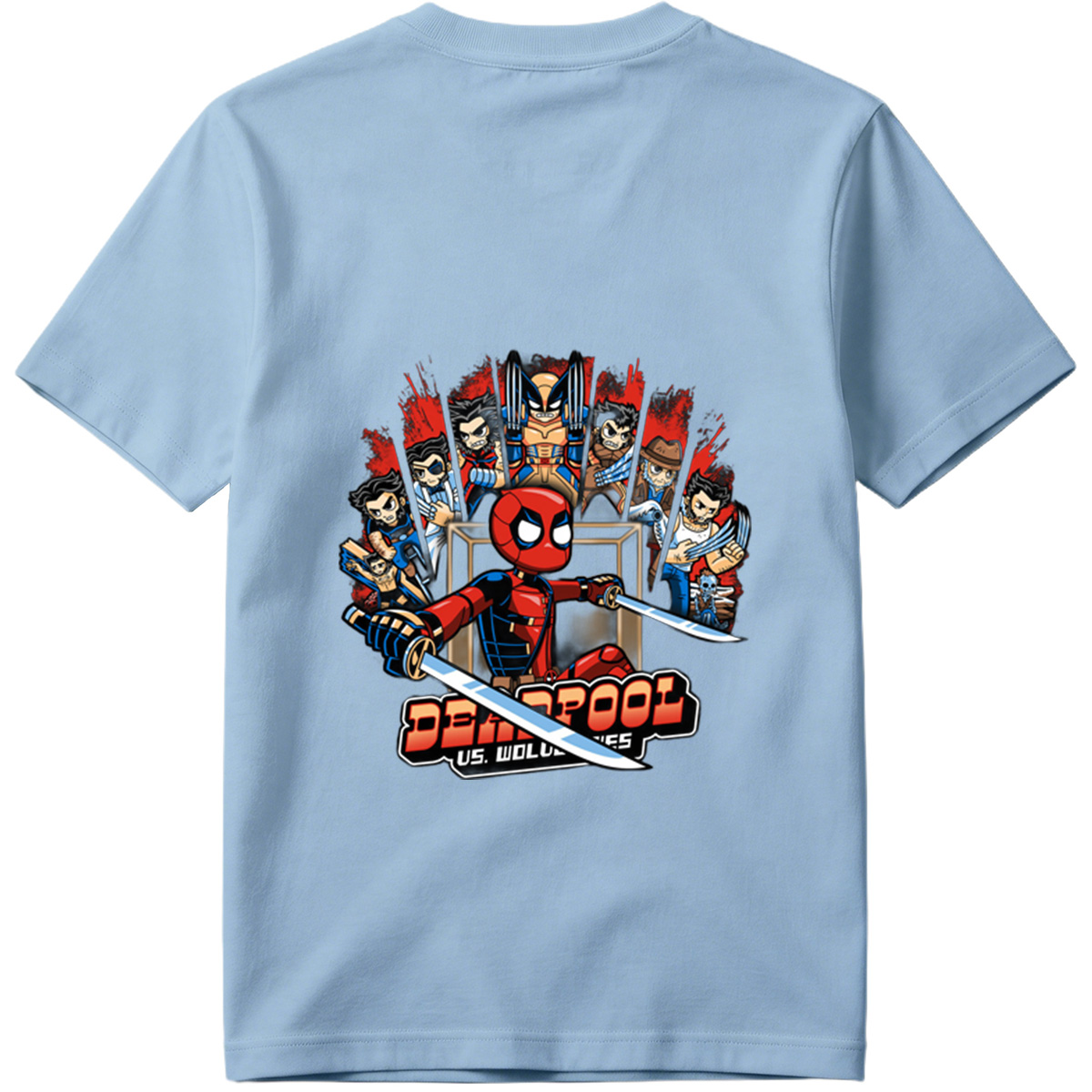 Deadpool vs. Wolverines - Tee