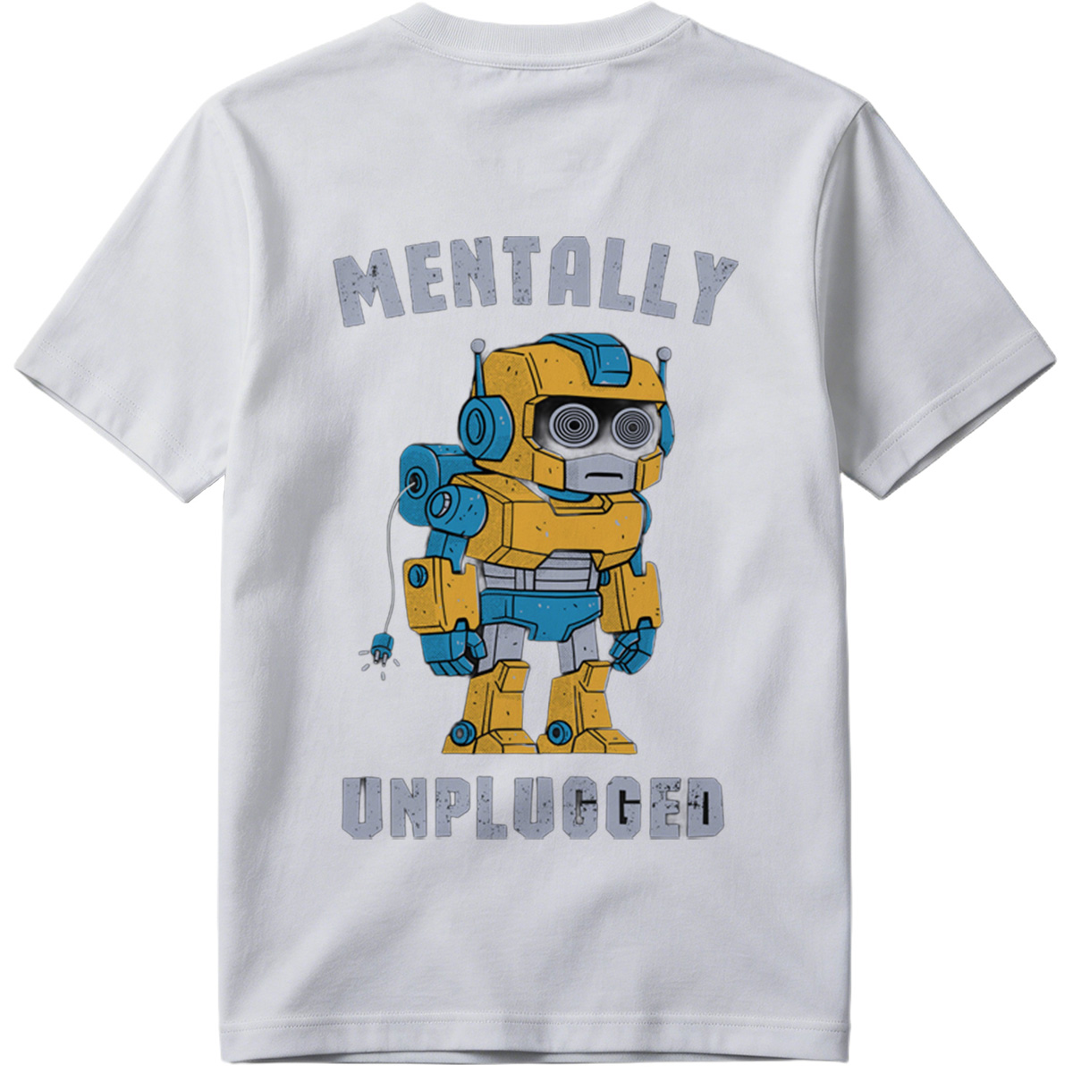 Mentally Unplugged Robot Design - Tee