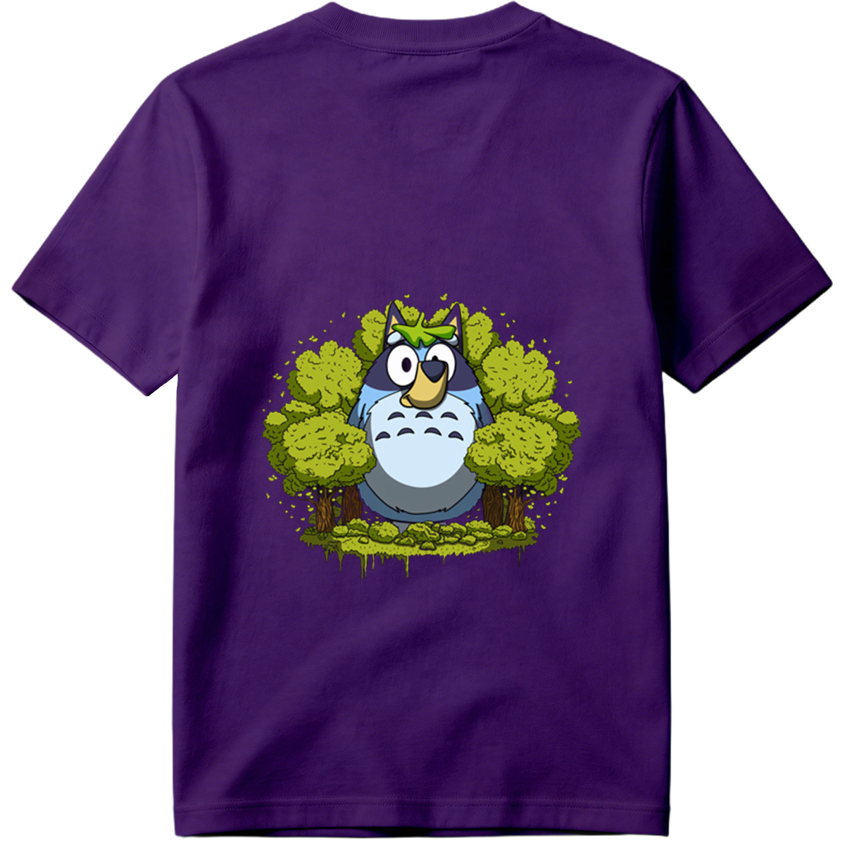 Totoro and Bluey in the Forest - Tee