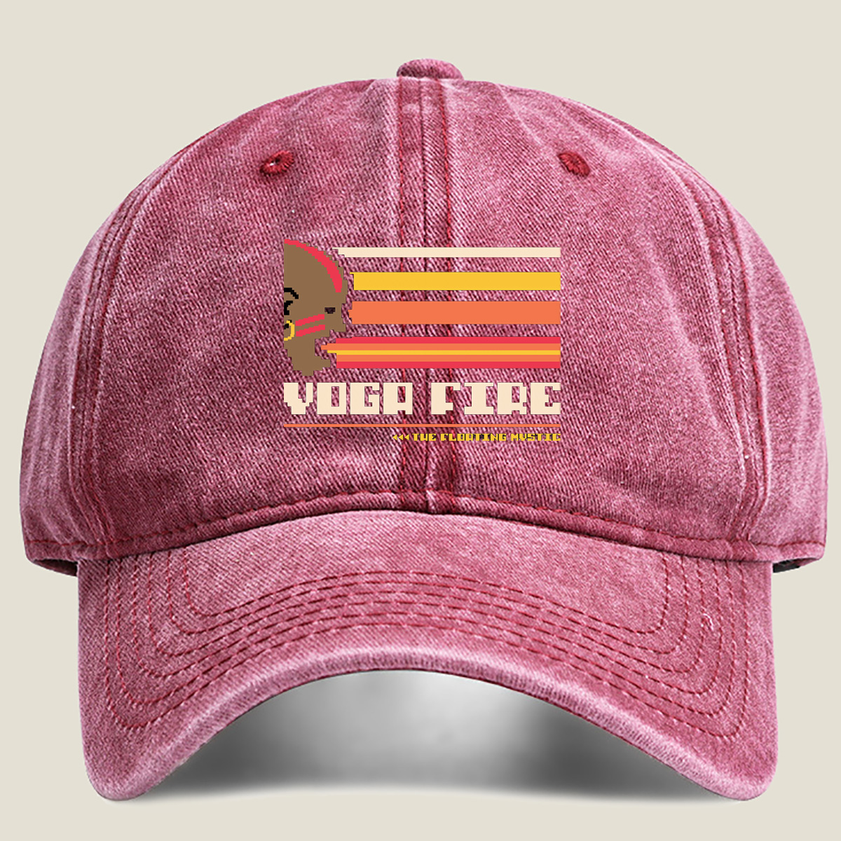 Voga Fire: The Floating Mystic - Washed Denim - Baseball Cap