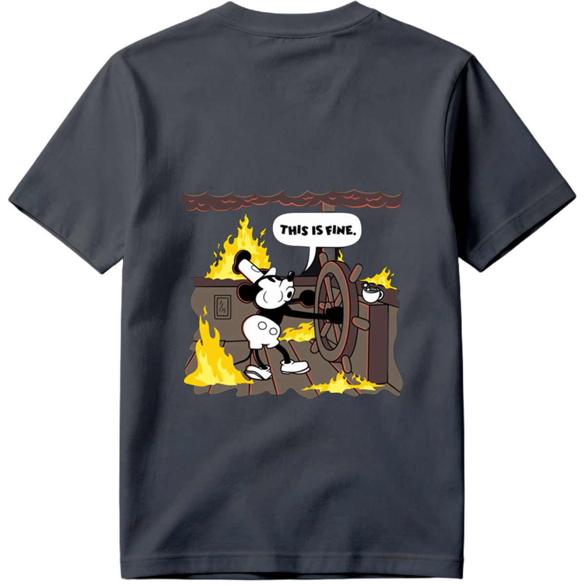 Mickey Mouse in a Burning Room: 