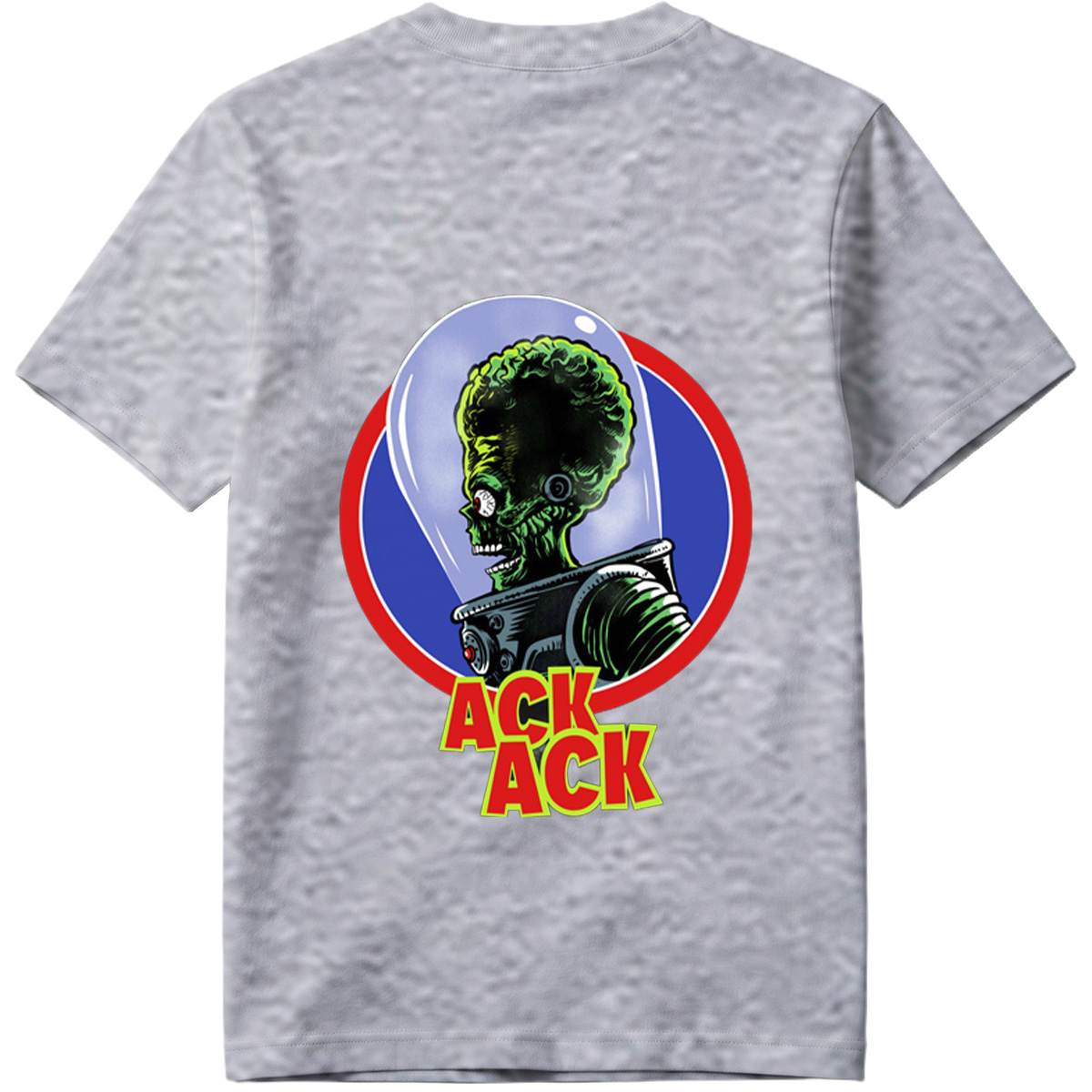 Ack Ack: Green Alien in Space Helmet - Tee