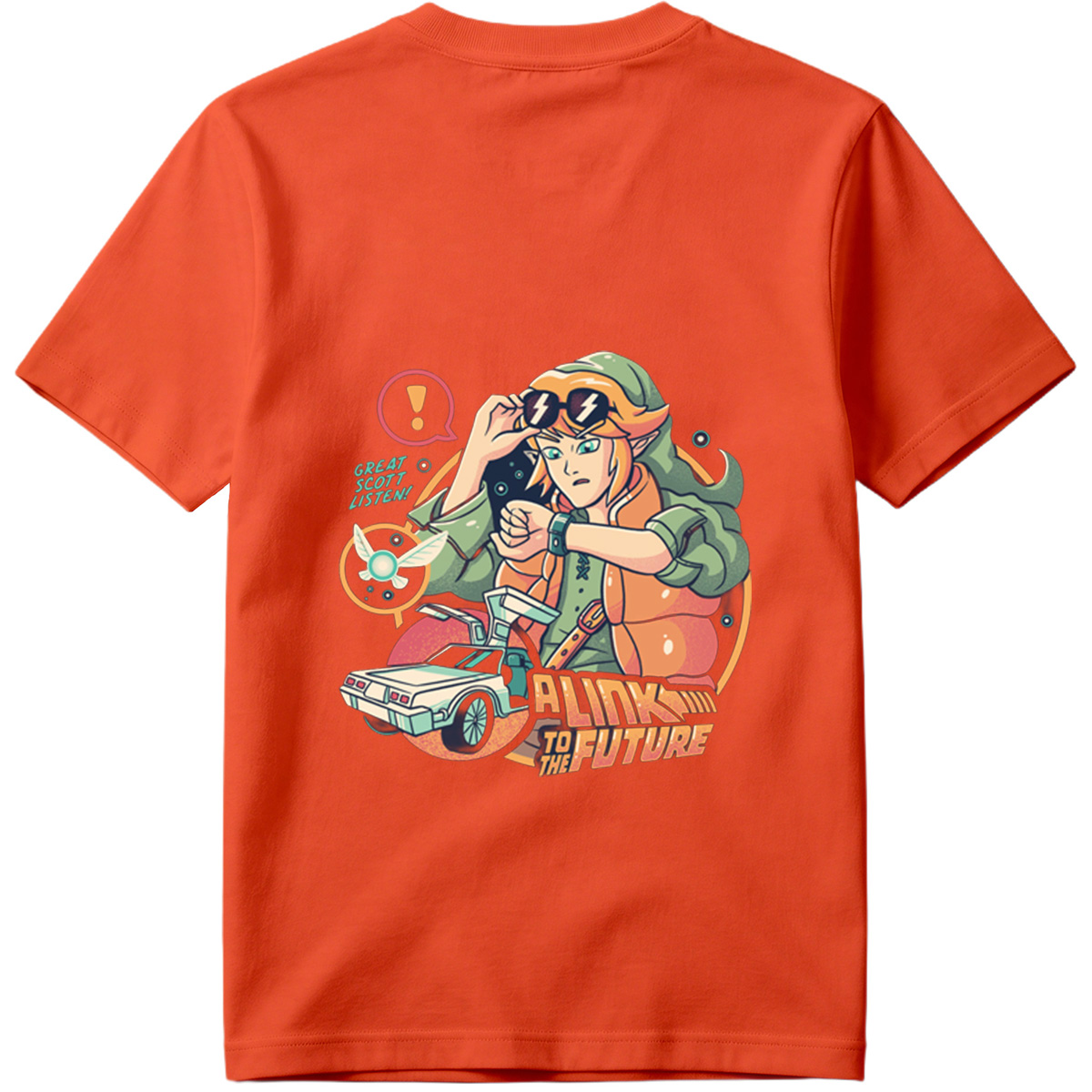 A Link to the Future: Zelda Meets Back to the Future - Tee