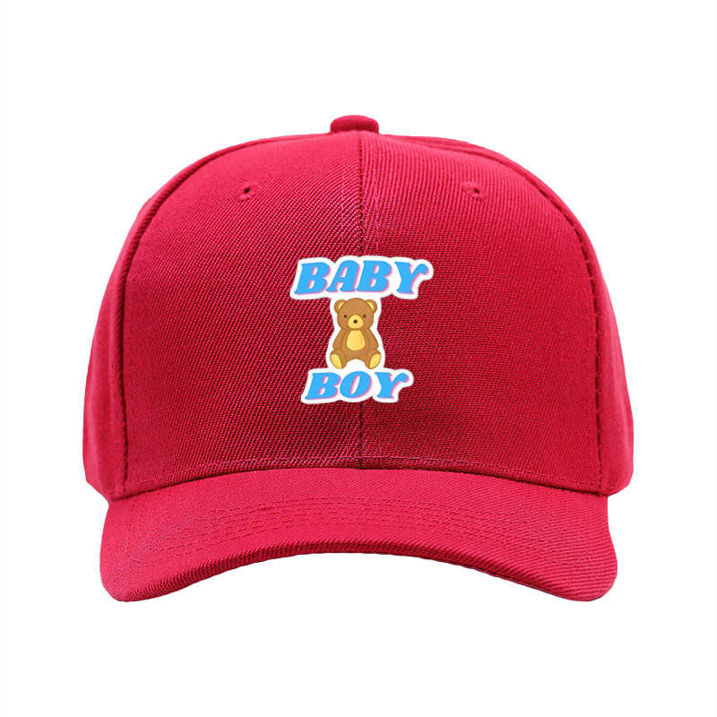 1pc New Baseball Cap Baby Boy Teddy Bear Print Unisex Adjustable Hat for Outdoor Activities Adults and Teens