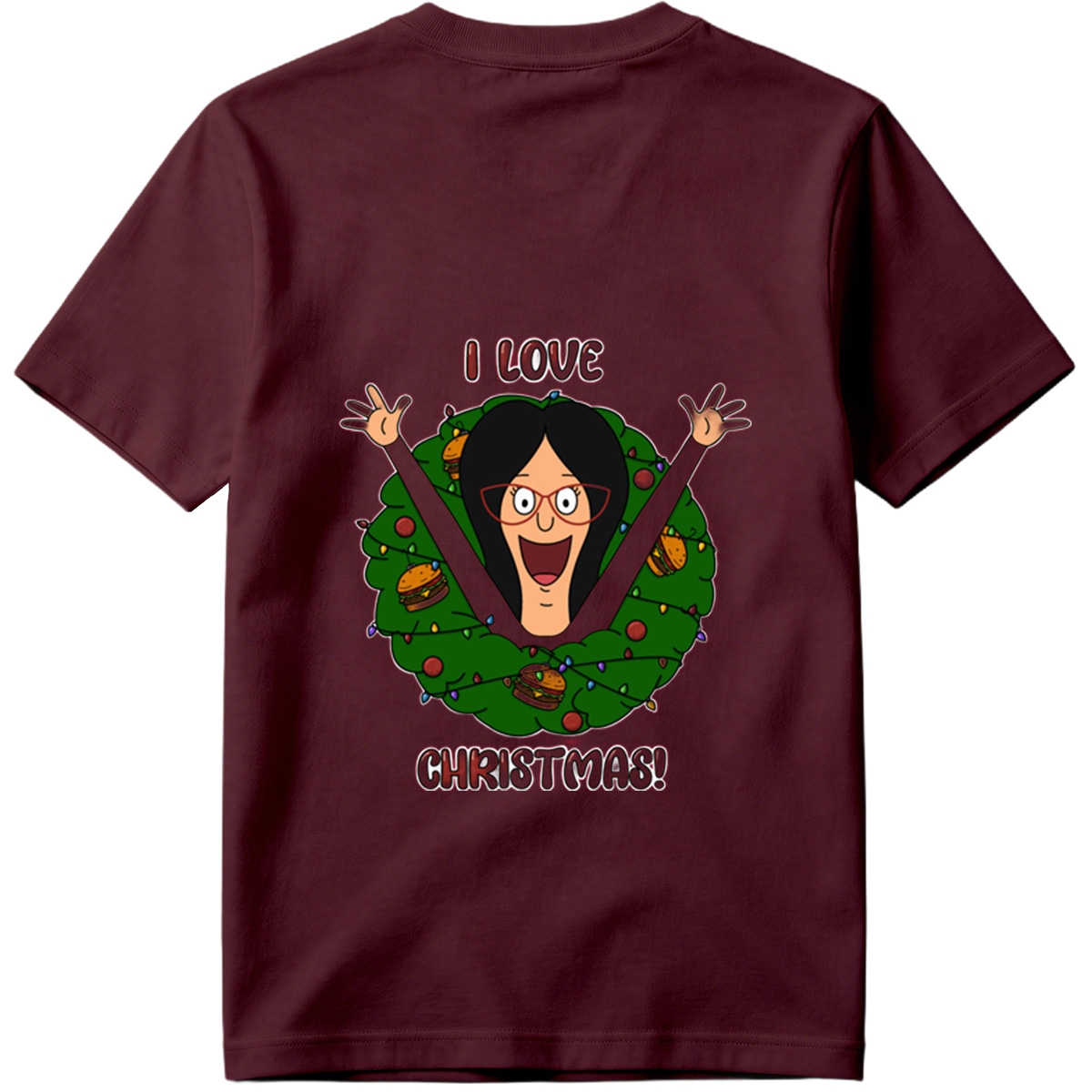 I Love Christmas - Morticia Addams Style - Tee