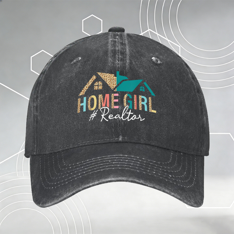 New Baseball Cap with Get Centered Print and Brush Stroke Design, Unisex Adjustable Hat for Yoga, Meditation, Outdoor Activities, Perfect for Mindfulness Enthusiasts and Active Lifestyles
