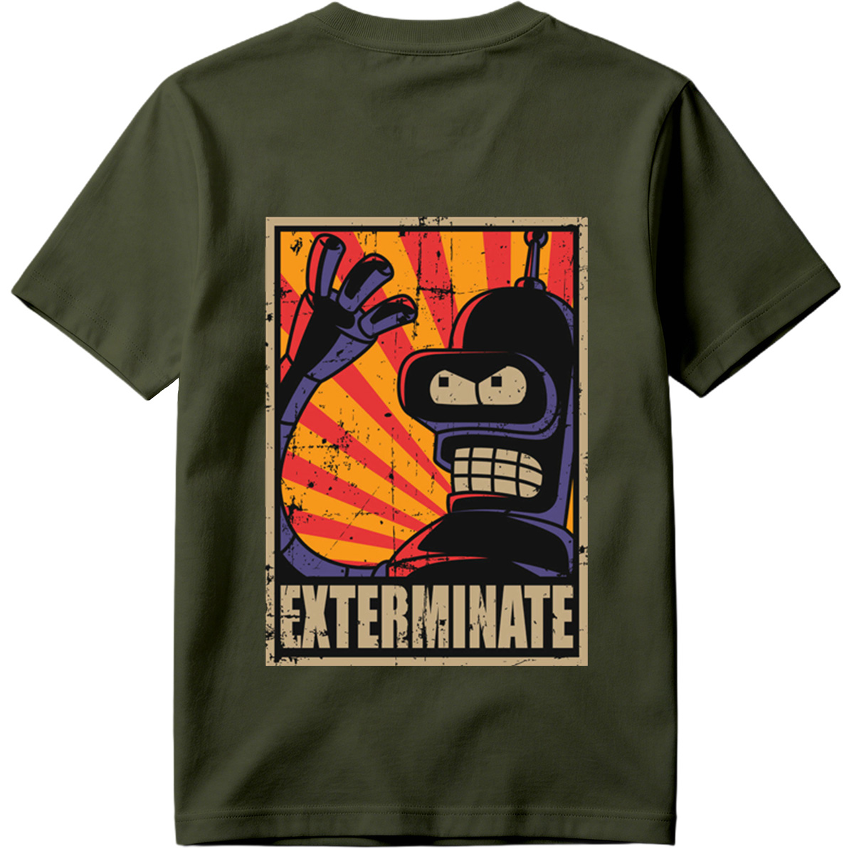 Futurama: Bender Exterminate Poster - Tee