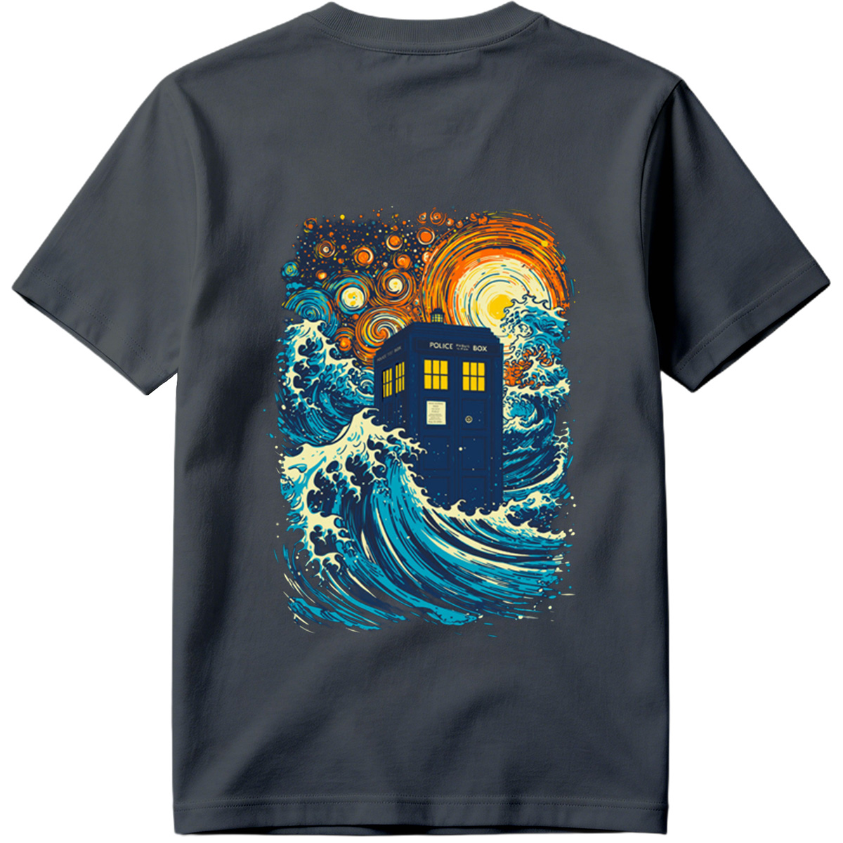 TARDIS in Stormy Seas - Tee