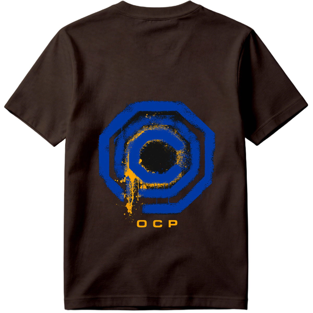 OCP Logo with Blue and Yellow Design - Tee