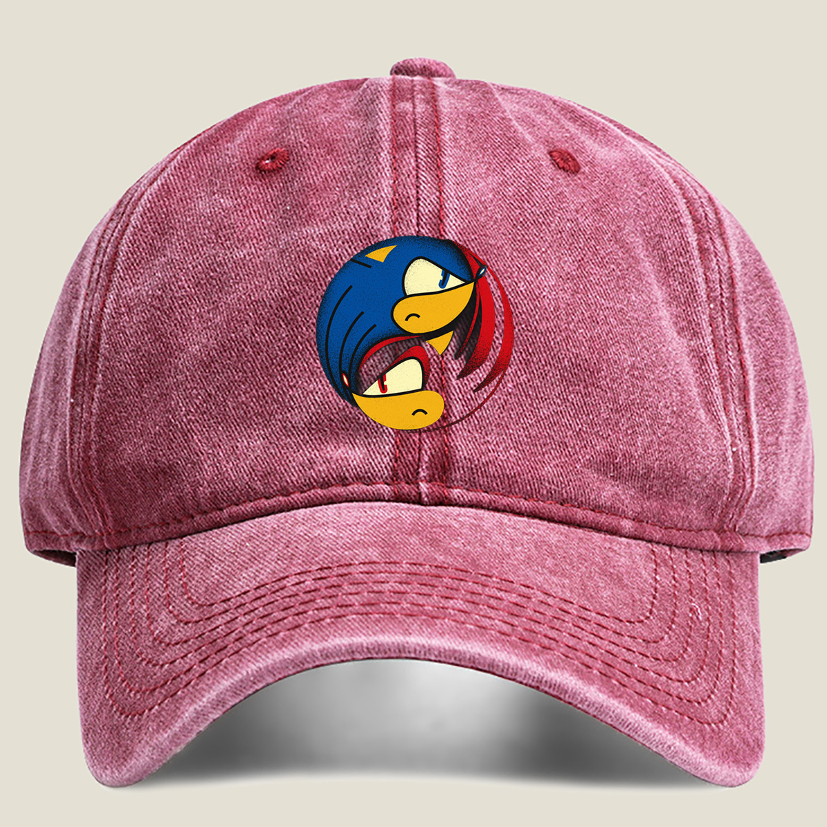 Sonic the Hedgehog: Dual Faces - Washed Denim - Baseball Cap