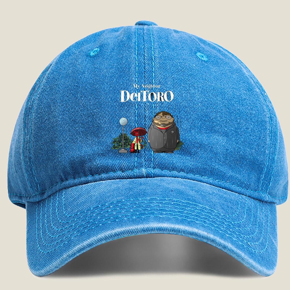 My Neighbor Del Toro - Washed Denim - Baseball Cap