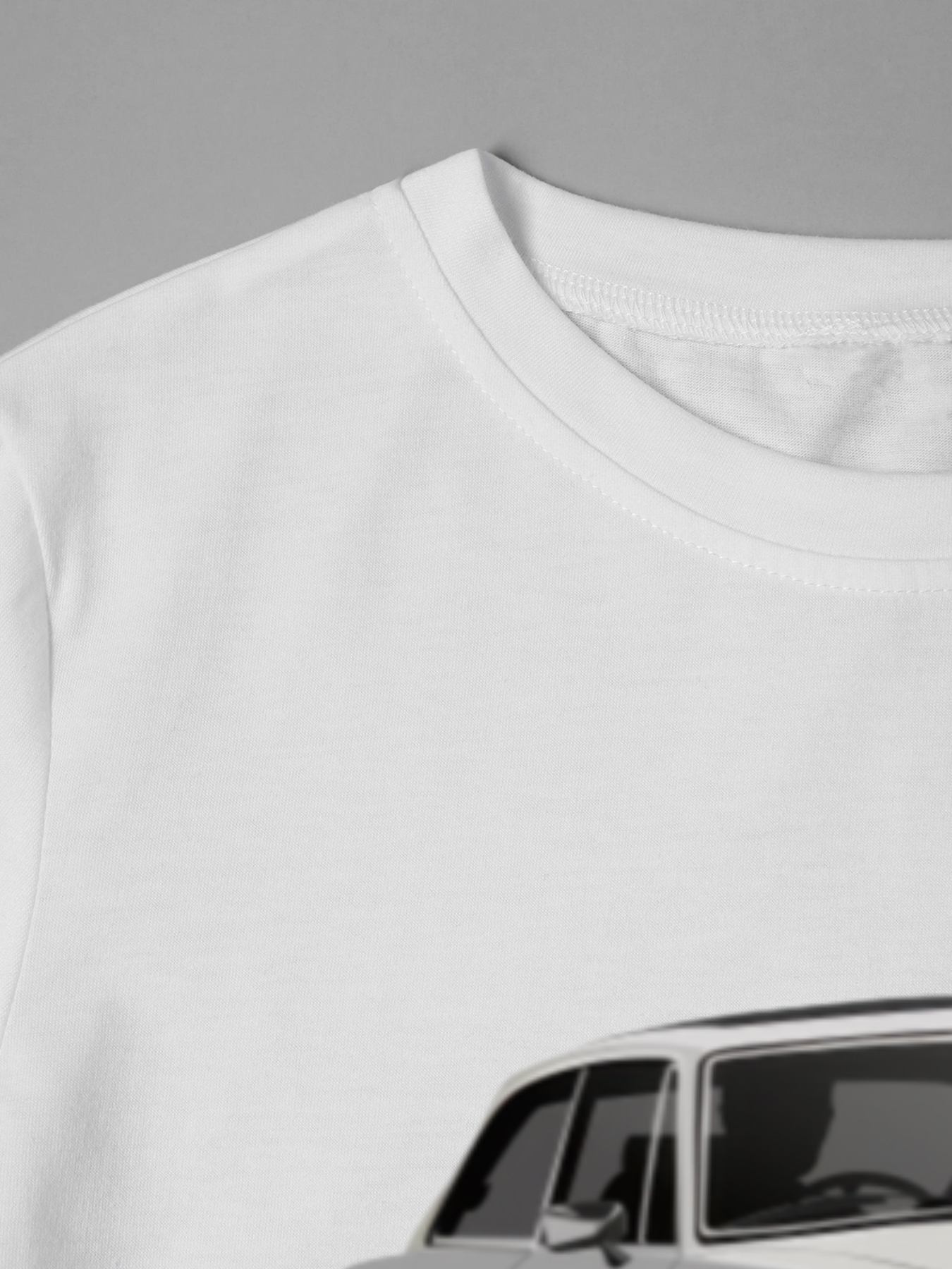 Men's Printed T-Shirt Classic Car Graphic 