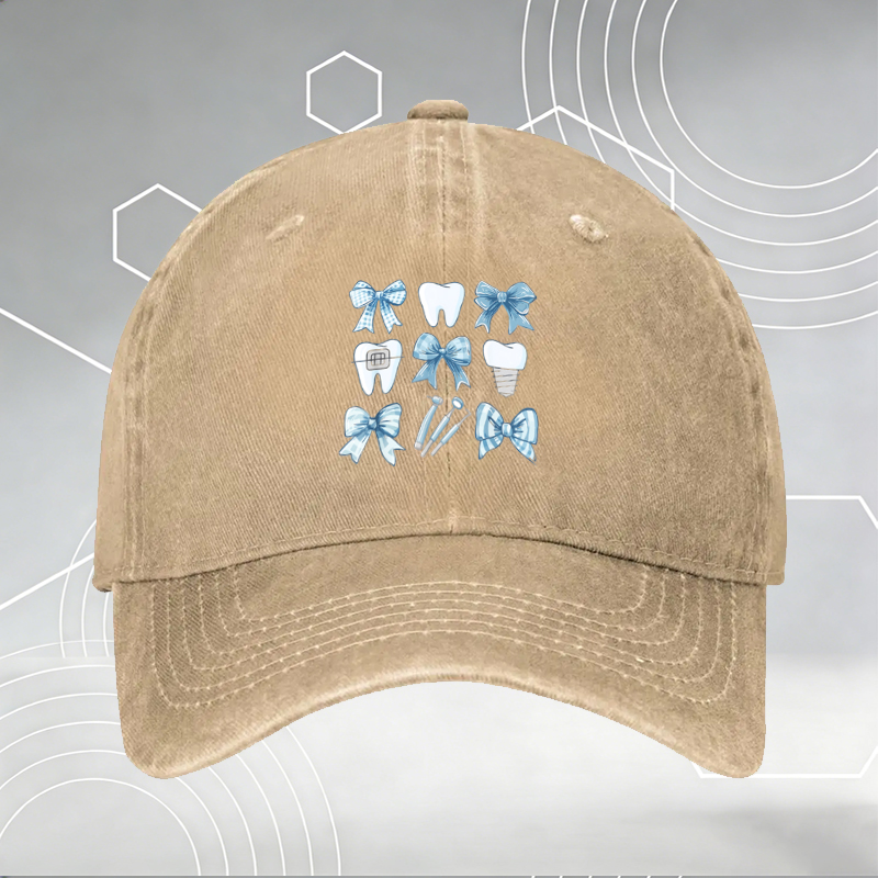 New Baseball Cap with Corgi Dog Wearing Sunglasses Print 