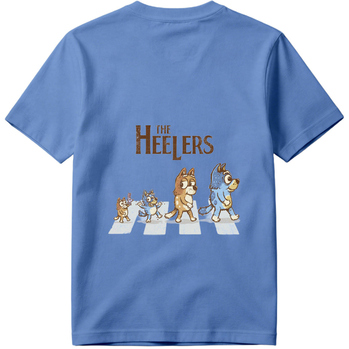 The Heelers: Bluey, Bingo, Bandit, and Mum Dog - Tee