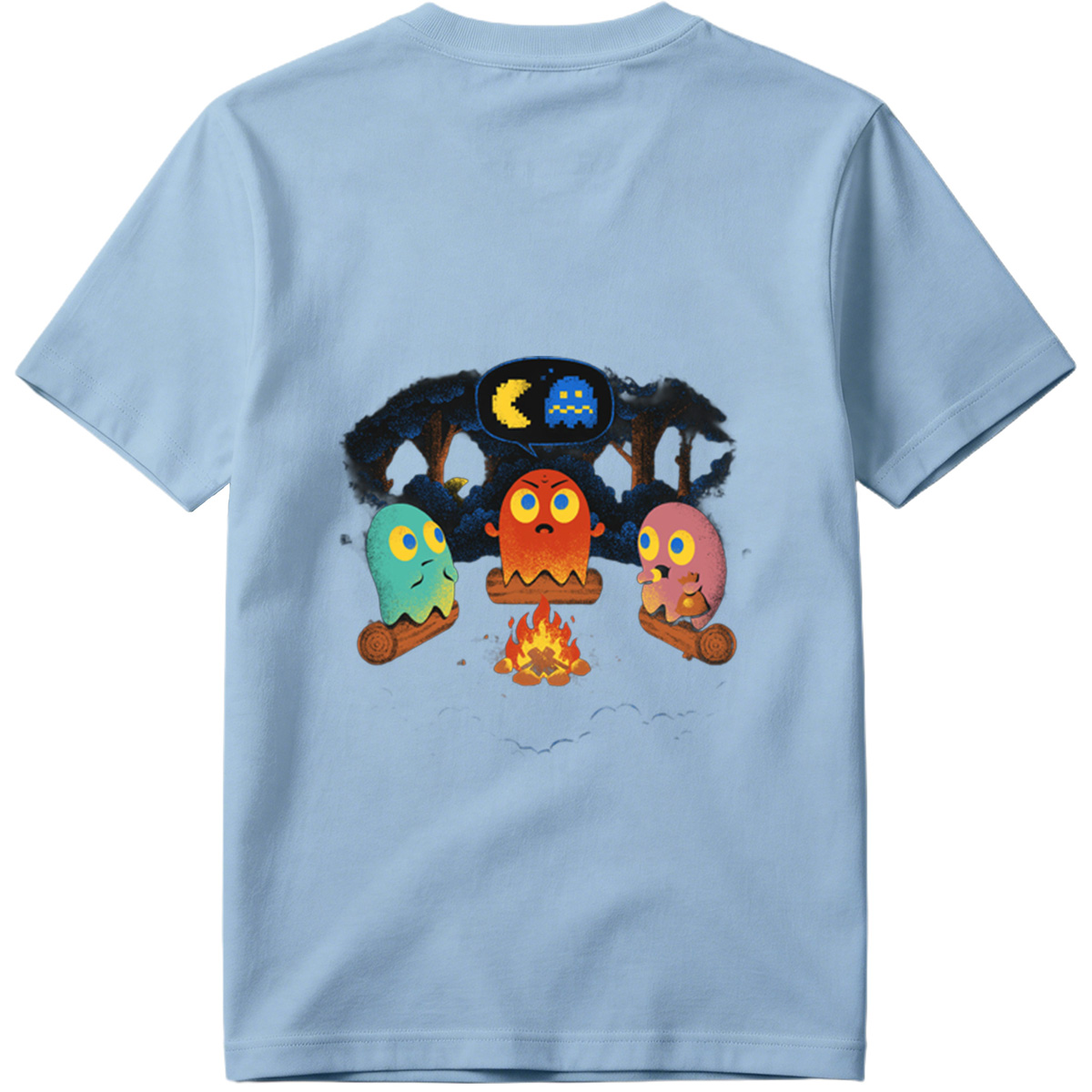 Pac-Man Ghosts Campfire Story - Tee