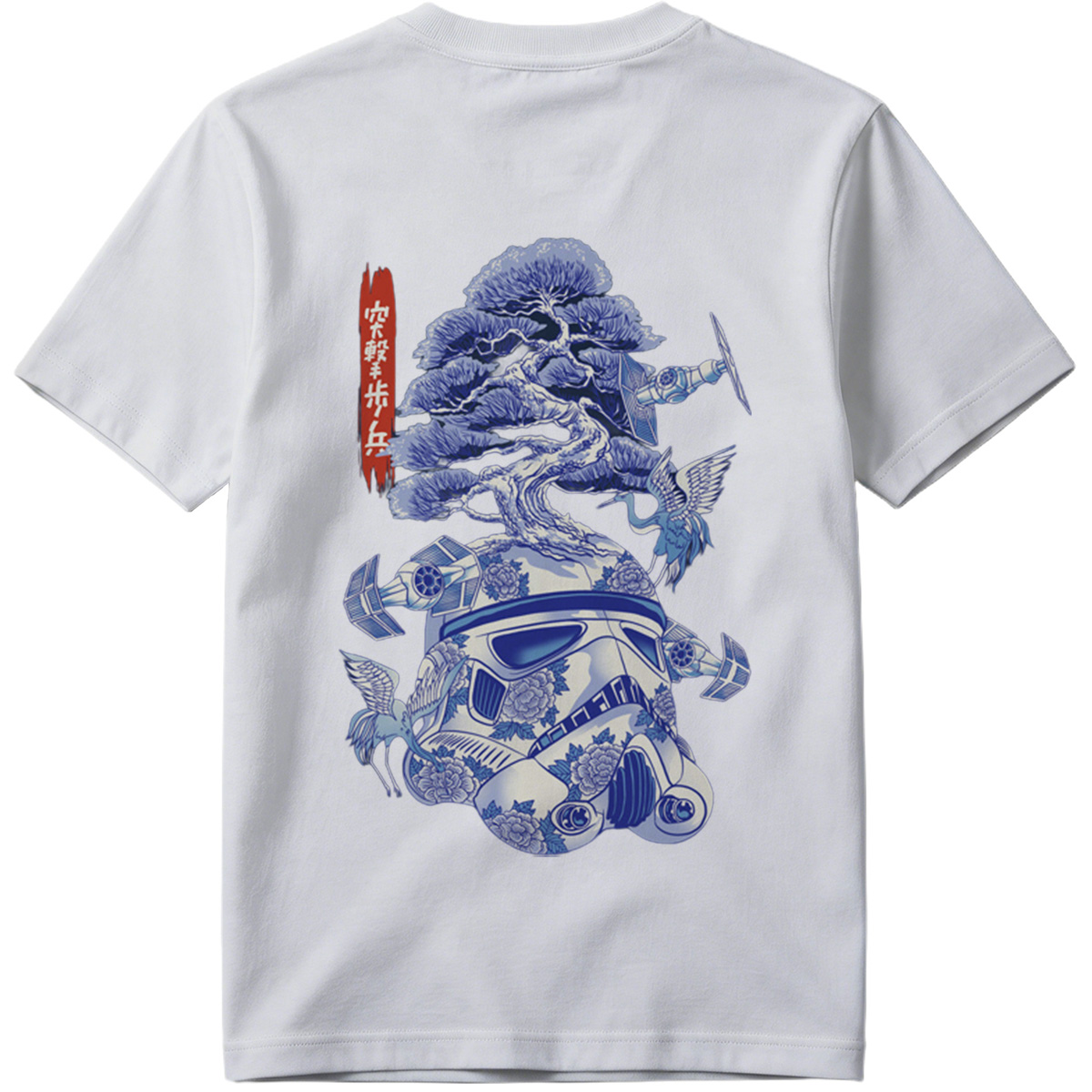 Star Wars Stormtrooper with Bonsai and Cranes - Tee
