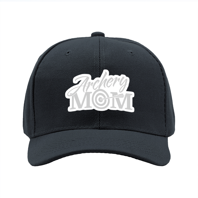 1pc New Baseball Cap Archery MOM Print Design Unisex Adjustable Hat for Outdoor Activities and Sports Fans Adults