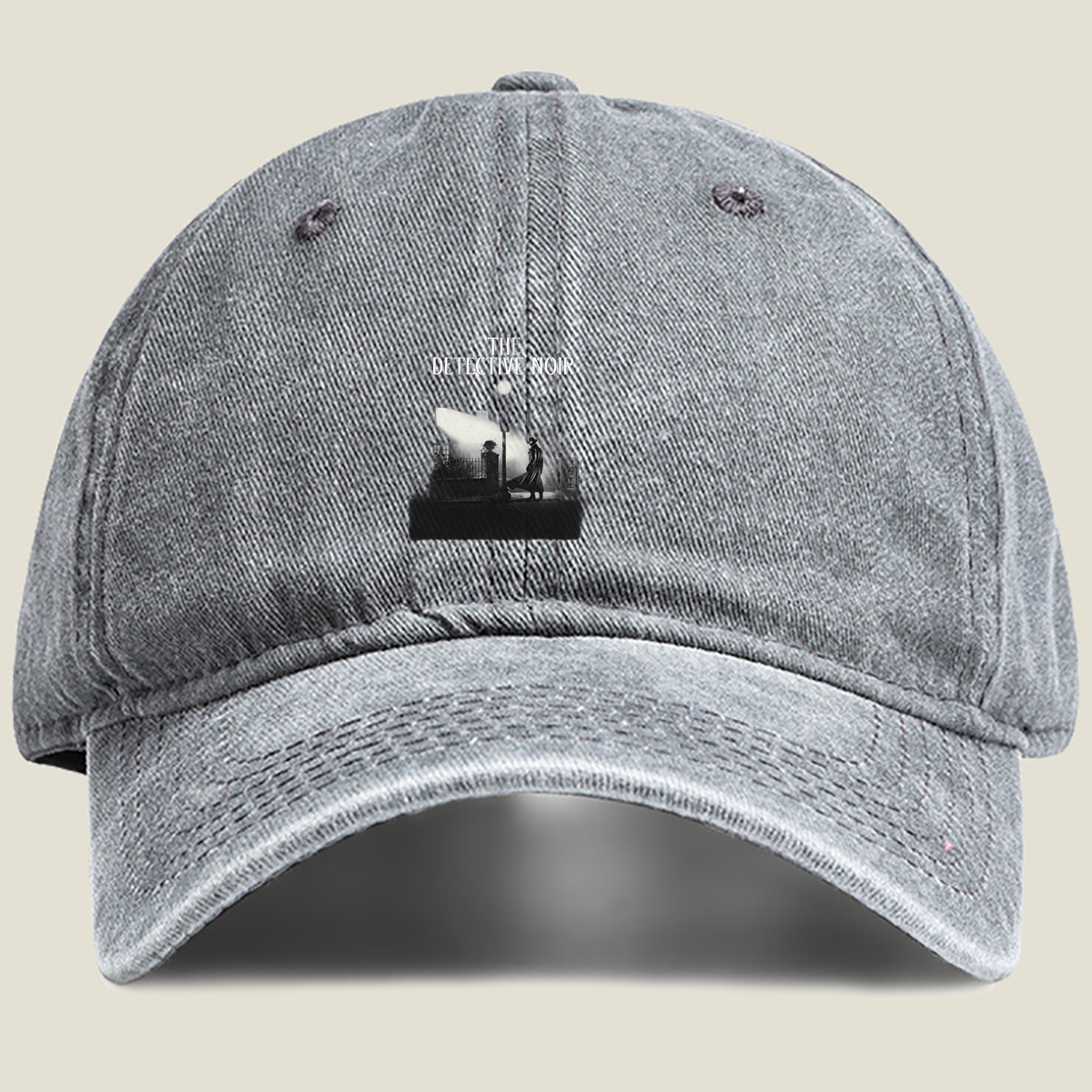 The Detective Noir - Washed Denim - Baseball Cap