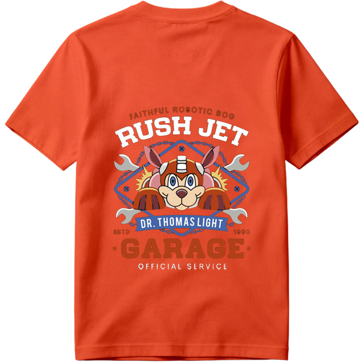 Rush Jet: Dr. Thomas Light Garage Official Service - Tee