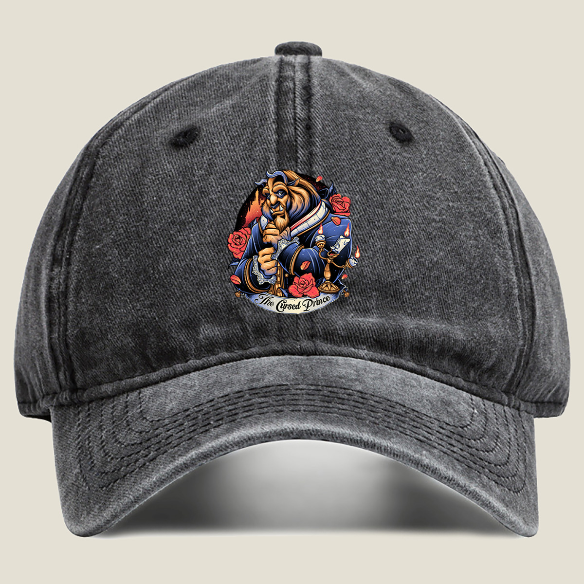 The Cursed Prince - Beast - Washed Denim - Baseball Cap
