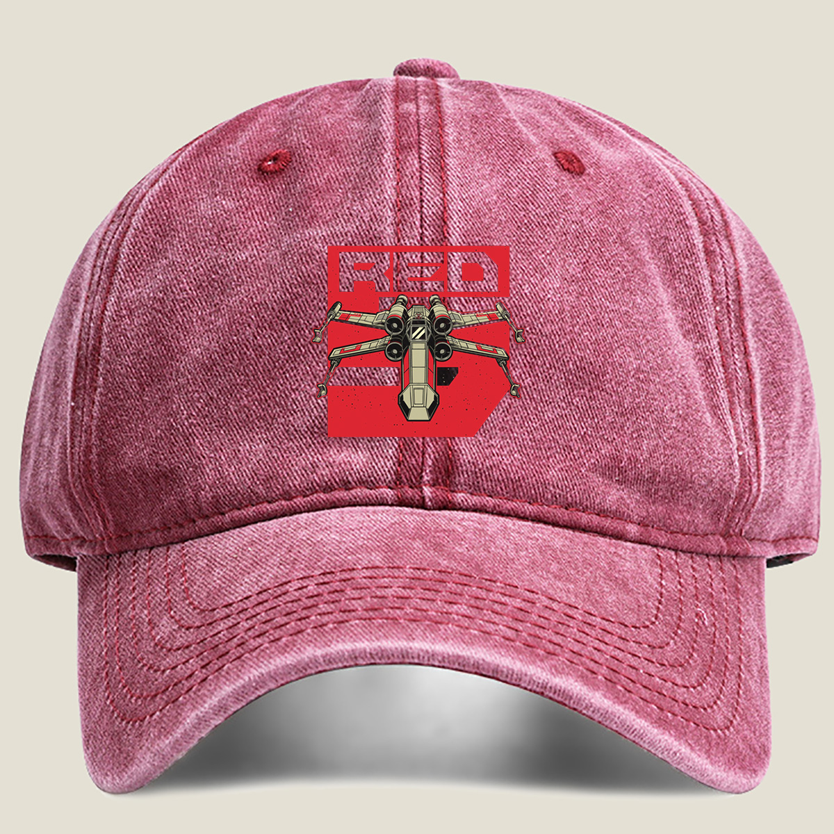 Star Wars: Red Five X-Wing - Washed Denim - Baseball Cap