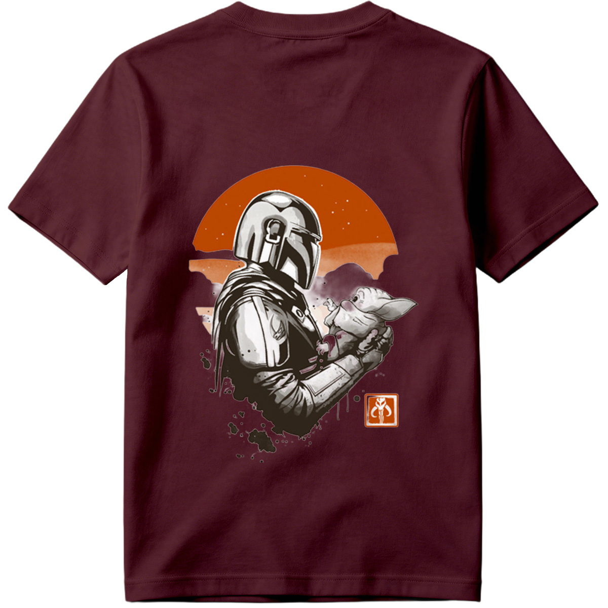 The Mandalorian and Grogu Under the Sunset - Tee