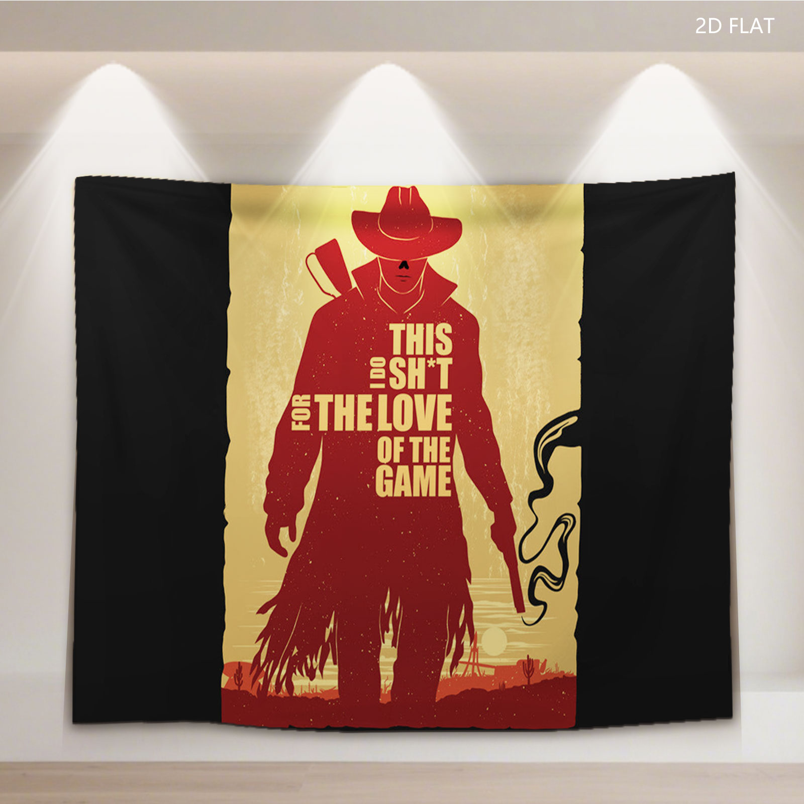 Cowboy Silhouette with 