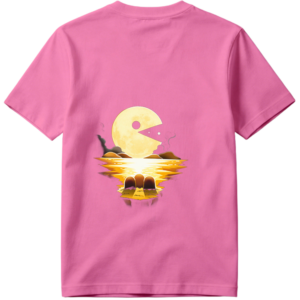 Pac-Man Moon Reflection - Tee