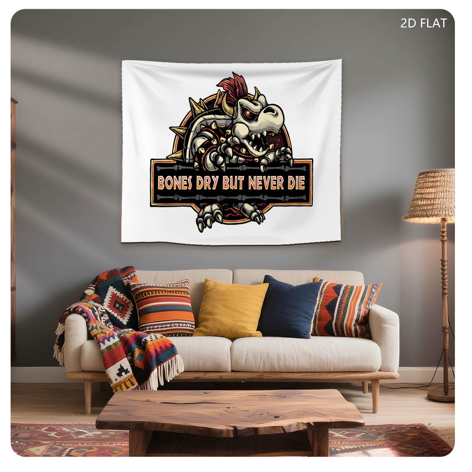 Dry Bones: Bones Dry But Never Die - Tapestry