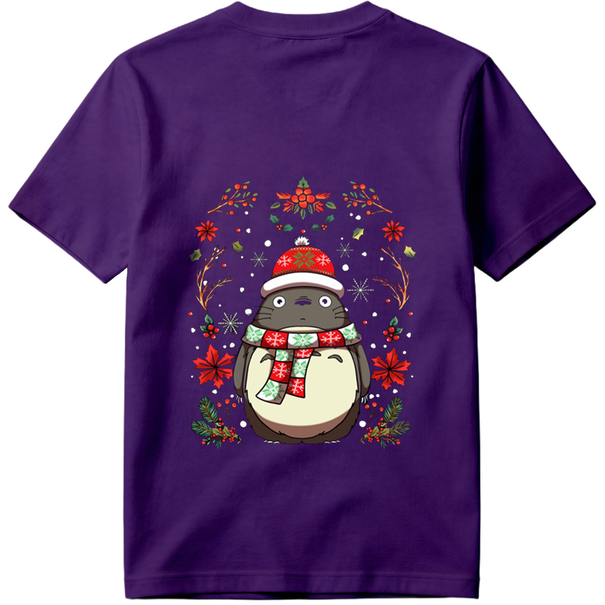 Totoro Christmas Holiday Design - Tee