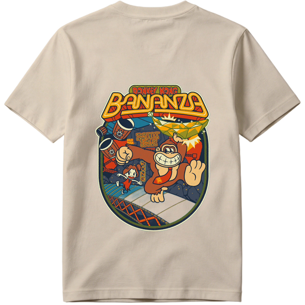 Donkey Kong Bananza: Donkey Kong and Diddy Kong Adventure - Tee