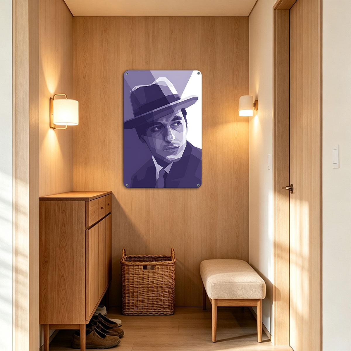 Al Pacino as Don Corleone in The Godfather - painting