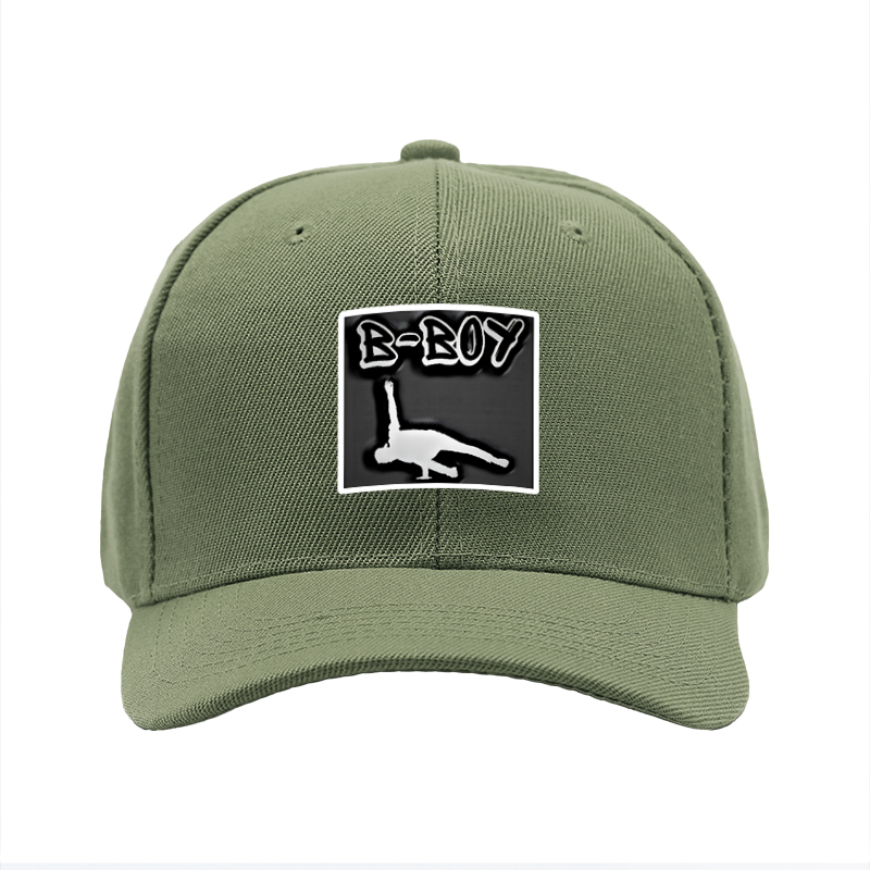 1pc New Baseball Cap B-BOY Print Graphic Hat Unisex Adjustable Size for Street Dance Hip Hop Outdoor Activities Adults and Teens Fashion Accessory