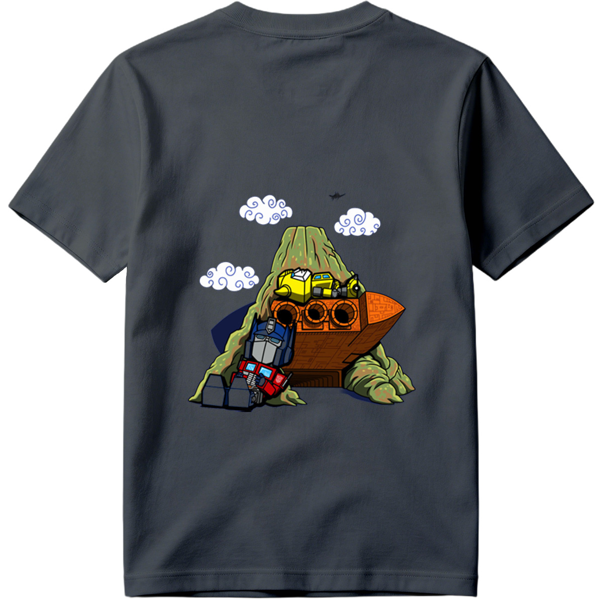 Transformers: Optimus Prime and Bumblebee at the Ark - Tee