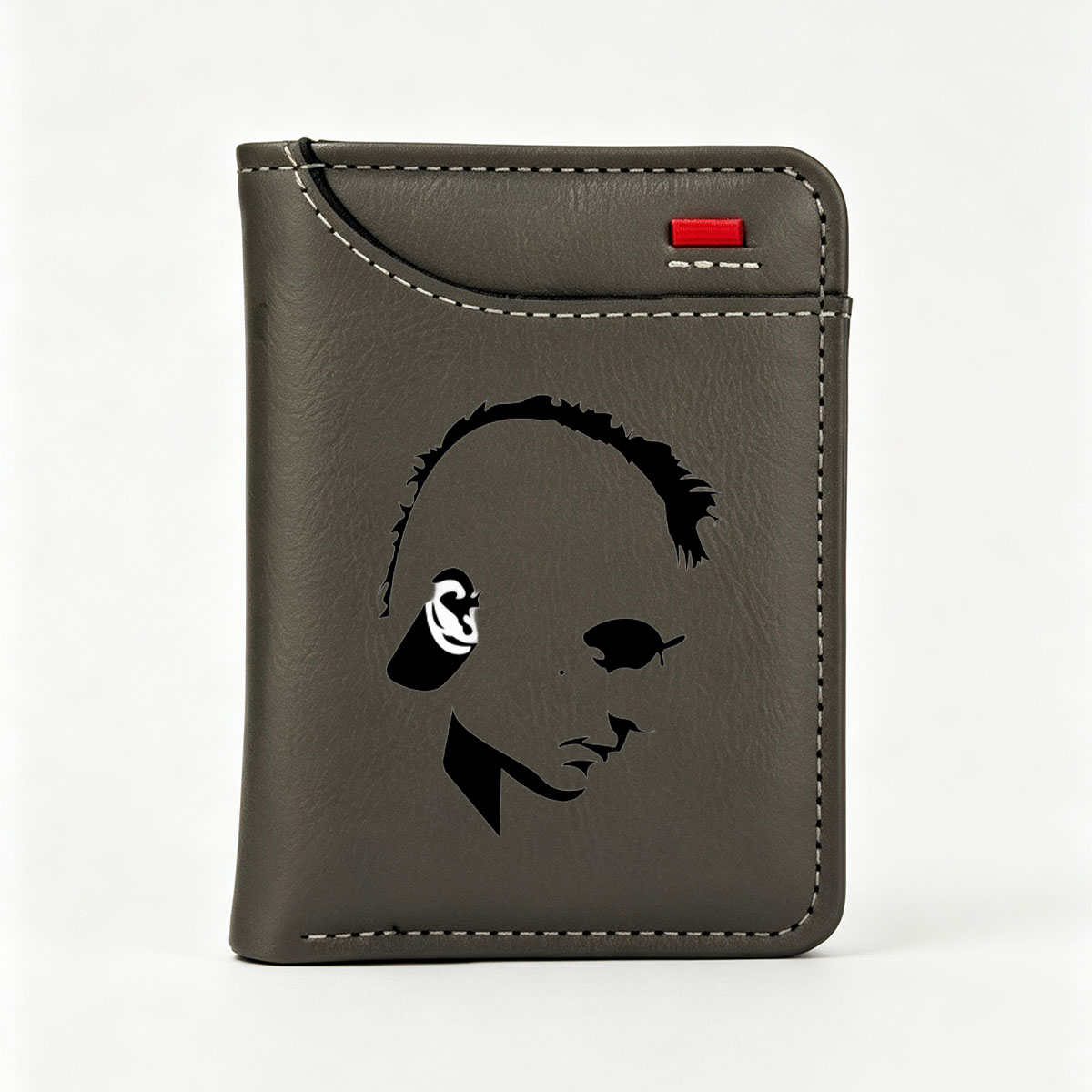 Silhouette Portrait with Ear Detail - Vertical Style Wallet
