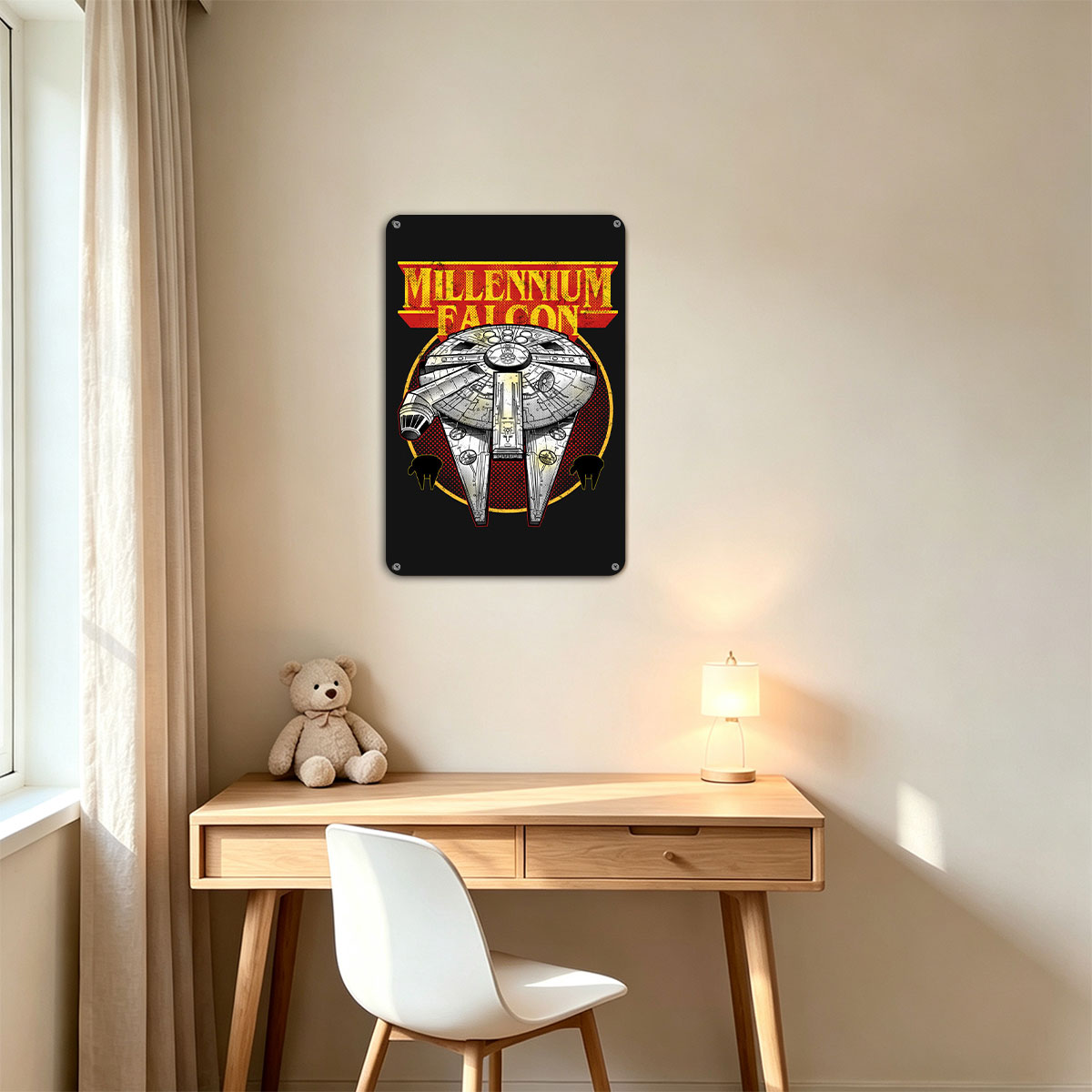 Millennium Falcon Star Wars Spaceship Design - painting