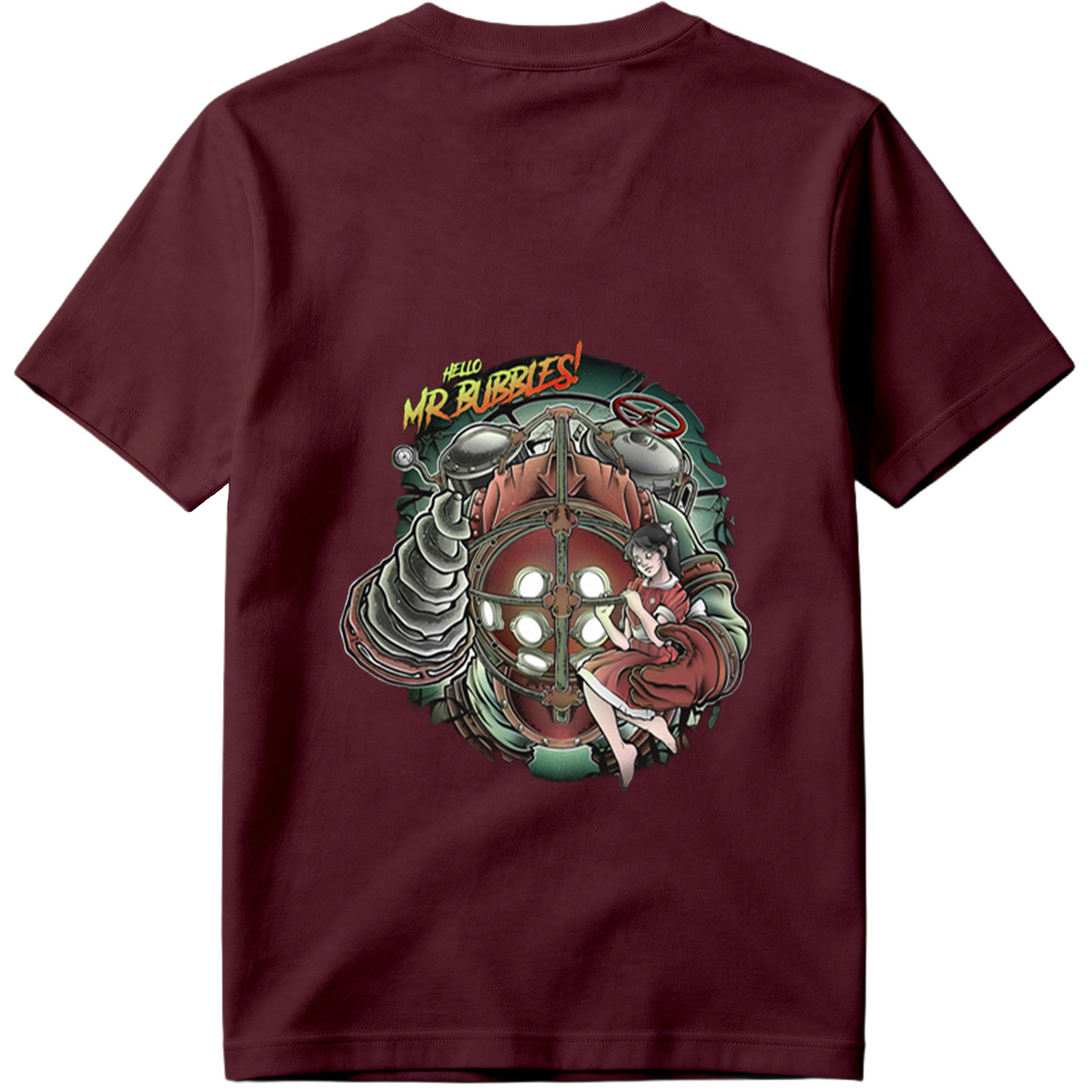 Hello Mr. Bubbles! - Steam Punk Submarine Adventure - Tee