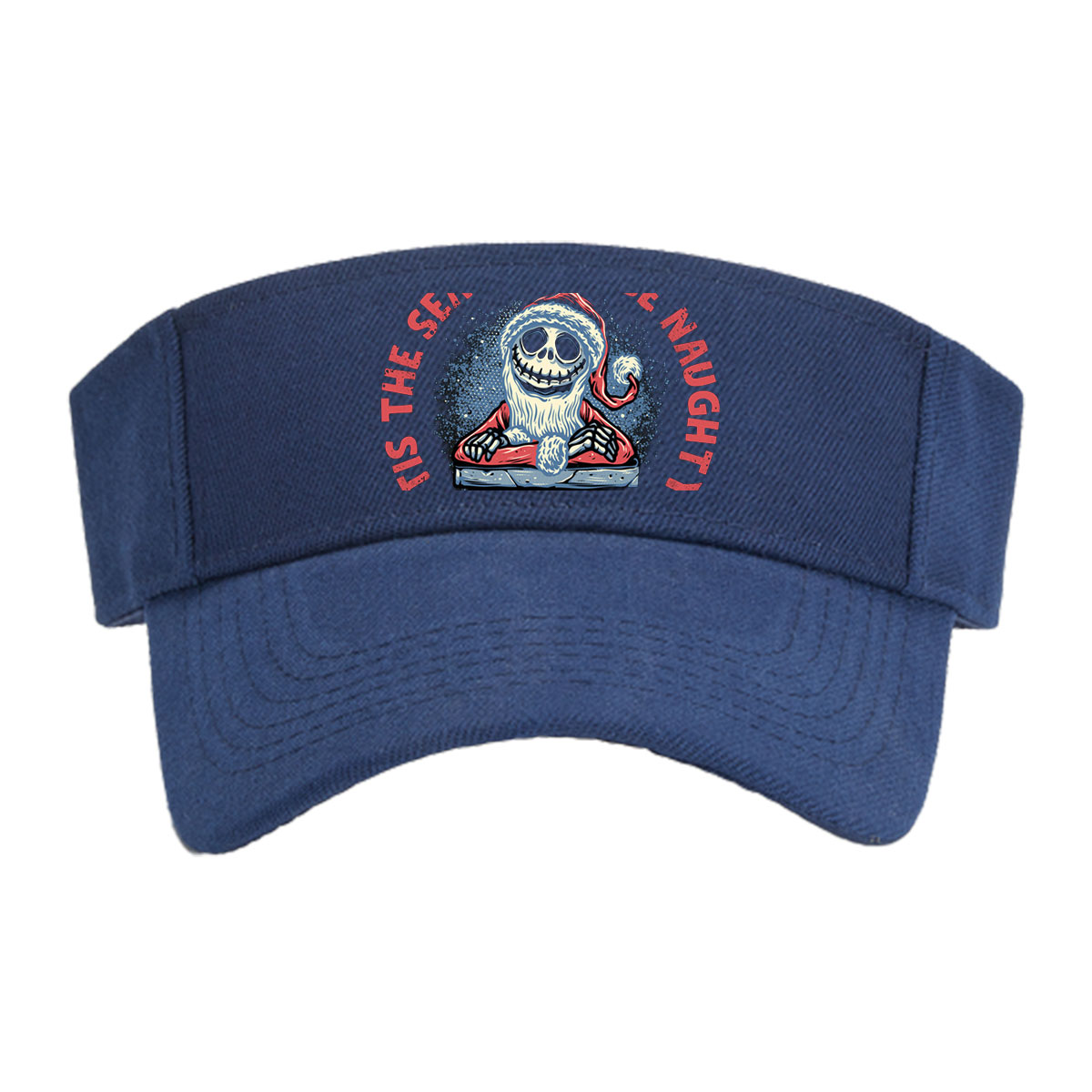 Jack Skellington as Santa: 'Tis the Season to Be Naughty -  Visor cap