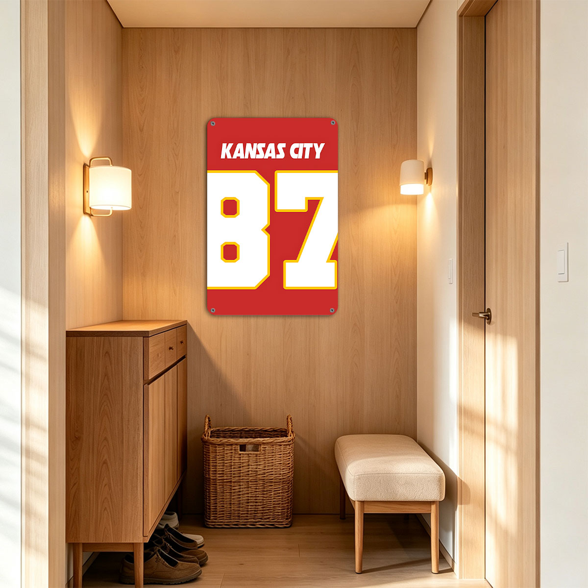Kansas City 87 Jersey Number - painting