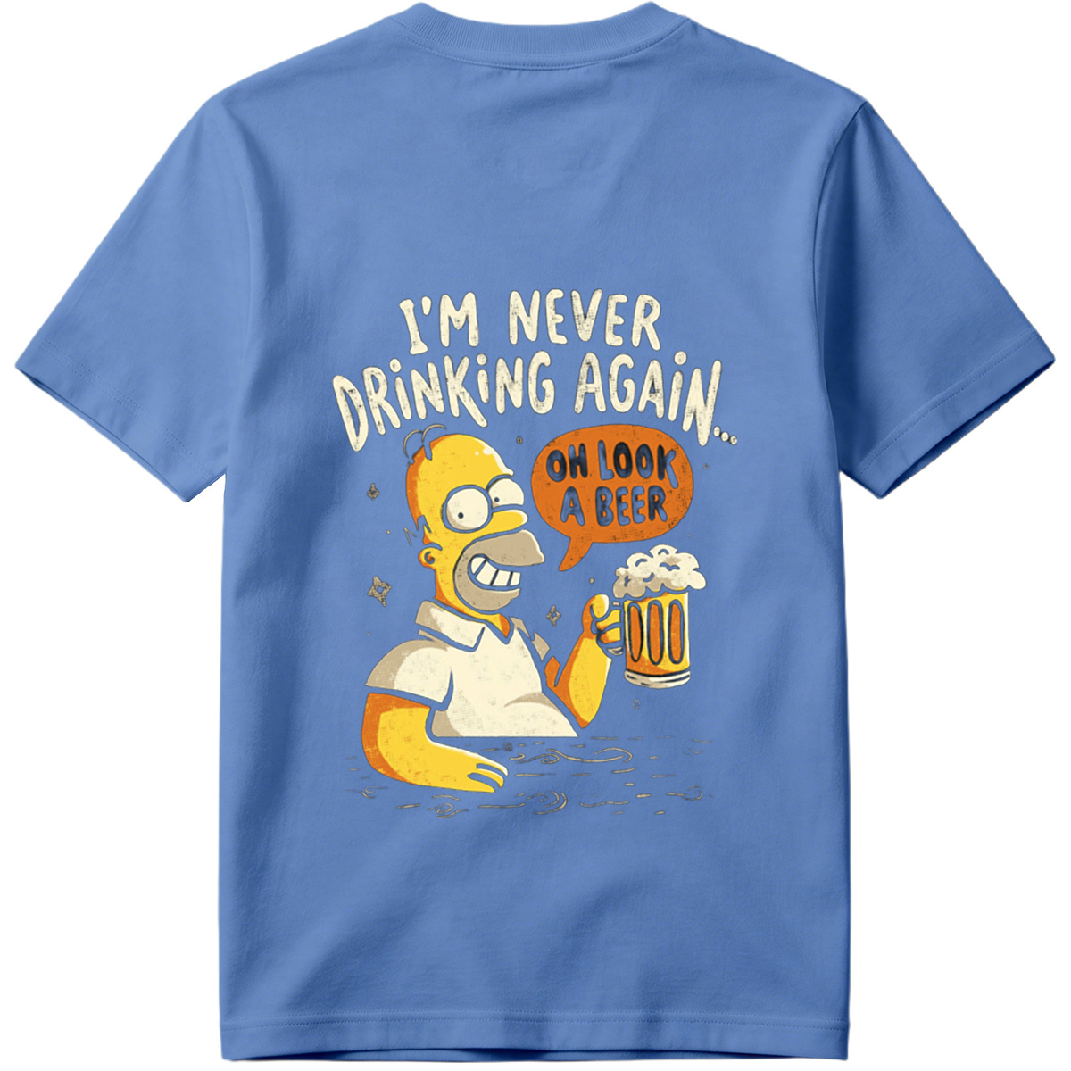 Homer Simpson I'm Never Drinking Again - Tee